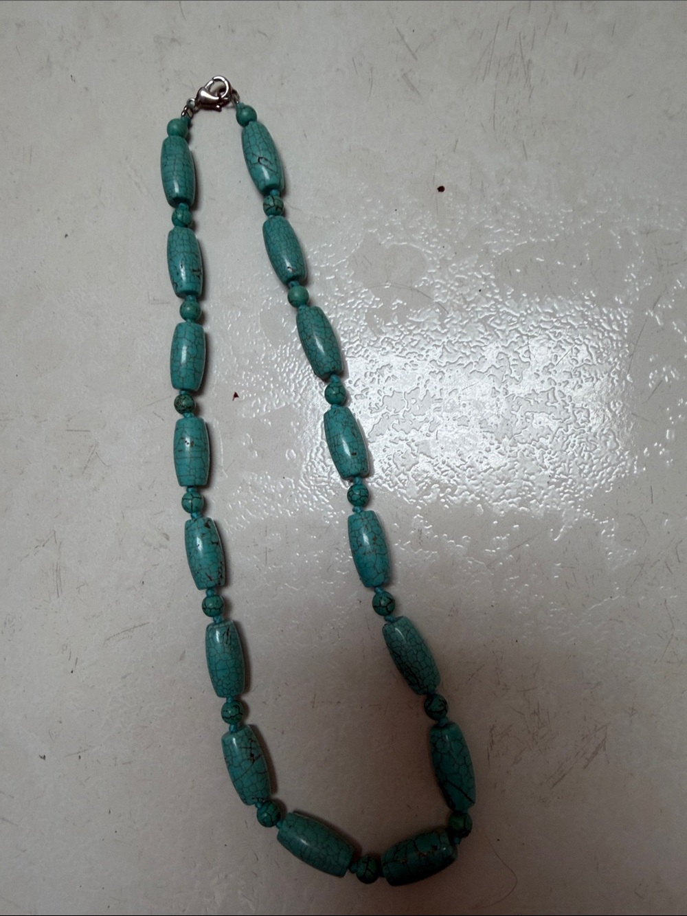 Source Unknown Turquoise Beaded Necklace